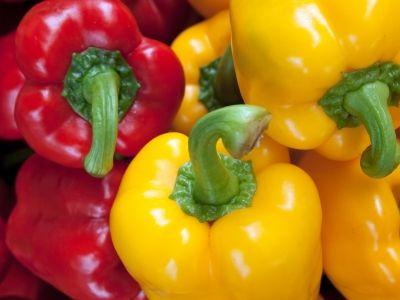 Red and Yellow Bell Logo - Red & Yellow Bell peppers| A Daily Apple