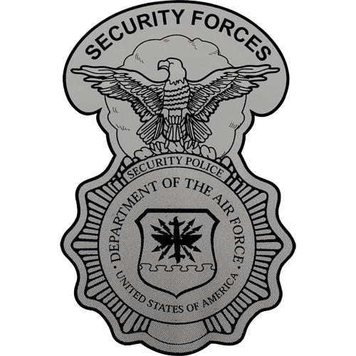 Air Force Security Forces Logo - Security Police Badge Clear Decal | USAMM