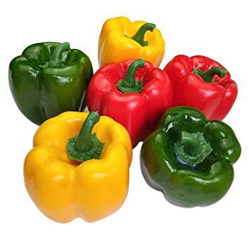 Red and Yellow Bell Logo - Amazon.com: Lorigun Artificial Bell Peppers Fake Veggie Colorful ...