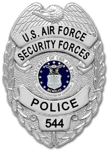 Air Force Security Forces Logo - U.S. Air Force Security Forces Police Badge