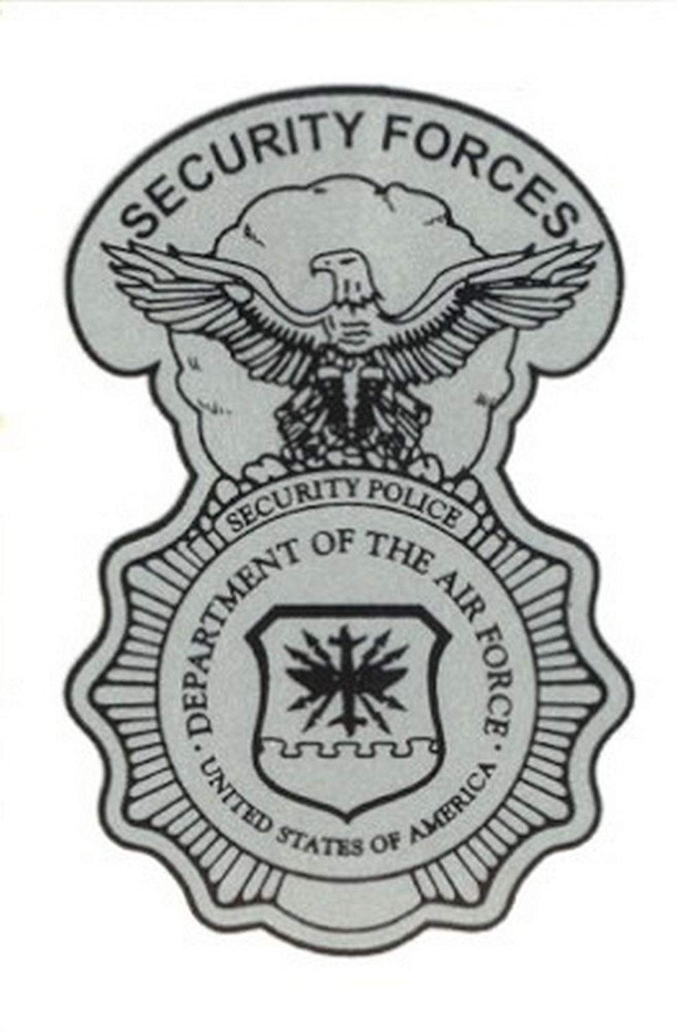 Air Force Security Forces Logo - Air Force Security Forces Shield Decal Sticker: Automotive