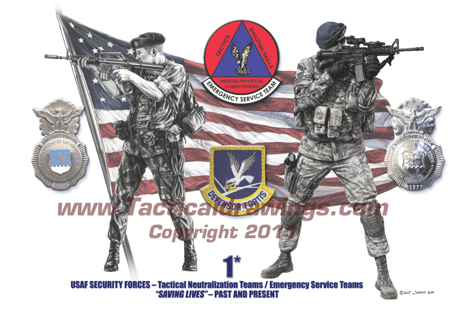 Air Force Security Forces Logo - United States Air Force Security Forces EST/TNT – Past and ...