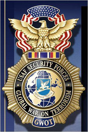 Air Force Security Forces Logo - Official USAF Security Forces Air Force One 2005 Badge