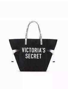 Black and White Victoria Secret Logo - Victoria's Secret Limited Edition 2018 Tote Bag large - Black/White ...