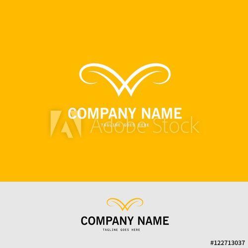 Gold Swirl Company Logo - letter W swirl gold logo - Buy this stock vector and explore similar ...