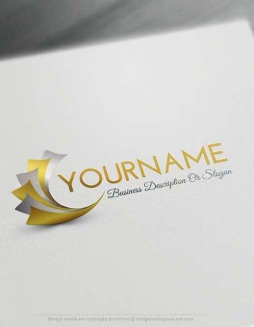 Gold Swirl Company Logo - 3D LOGOS - Create 3D Logo Online with our Free Logo Maker