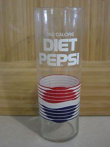 Vintage Diet Pepsi Logo - Vintage Diet Pepsi One Calorie Logo Tall Glass Tumbler 14 Oz. 7