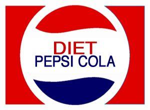 Vintage Diet Pepsi Logo - 