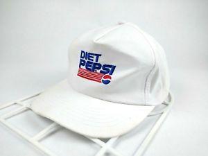 Vintage Diet Pepsi Logo - Vintage Diet Pepsi Logo Hat White Cap Trucker Snapback Retro