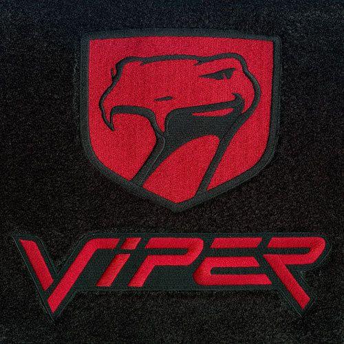 Red Viper Logo - Lloyd Mats FRONT FLOOR MATS 1999-2002 Dodge Viper GTS *RED Head ...
