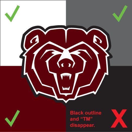 Red and Black Bear Logo - Bear Logo Best Practices - Editorial and Design Services - Missouri ...