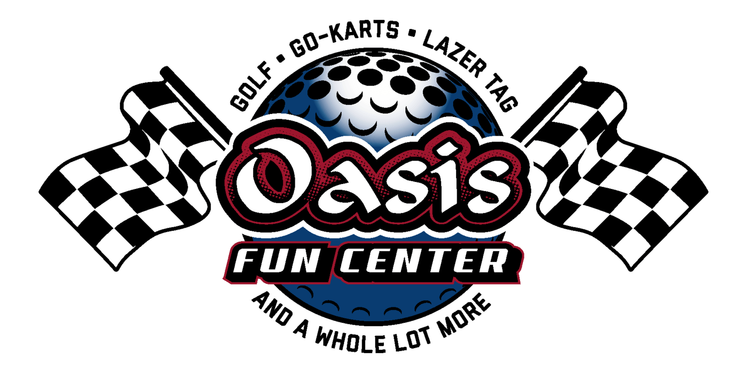 Amusement Center Logo - Family Fun. Indoor Fun. Oasis Fun Center