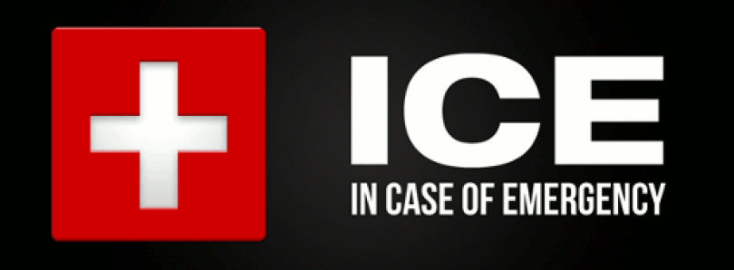 In Case of Emergency Logo - I.C.E Card - Just In Case