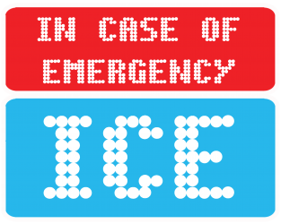 In Case of Emergency Logo - ICE – In Case of Emergency – The ICE concept as created by Bob Brotchie.