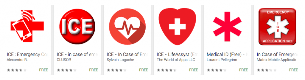 In Case of Emergency Logo - How to create an emergency contact on your smartphone (ICE)