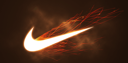 Nike Fire Logo - Create a Flaming Nike Logo