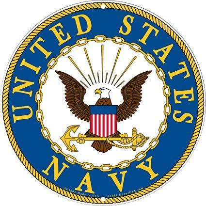 Military Logo - Navy Military Logo Aluminum Sign Service Branch