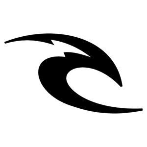 Black Wave Logo - Rip Curl - Logo Wave (New) - Outlaw Custom Designs, LLC