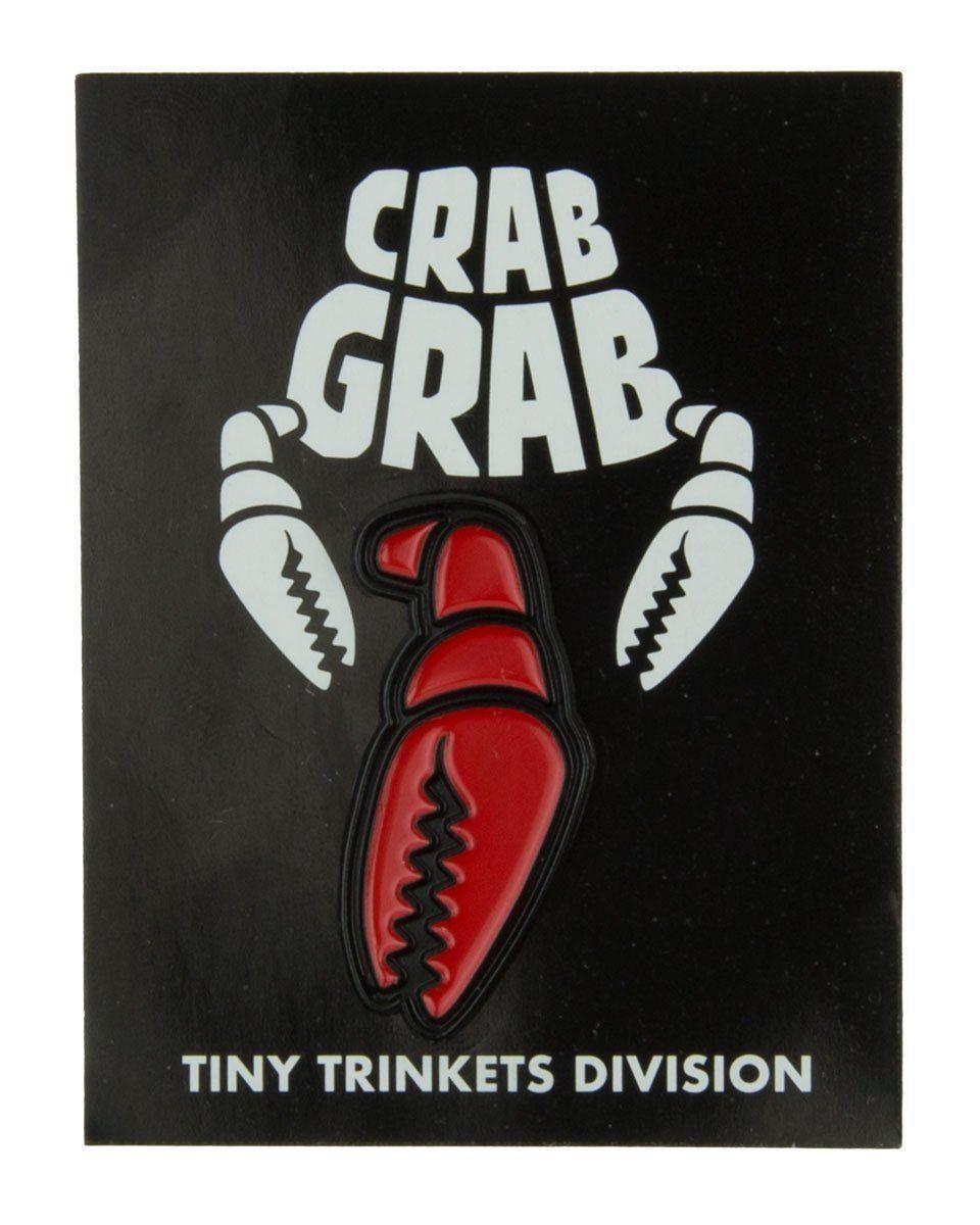 Crab Grab Logo - Claw Pin