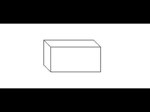 Rectangular Black and White Logo - How to draw a rectangular prism on MSW Logo - YouTube