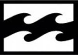 Black and White Waves Logo - Billabong Wave Logo Sticker - White / Black For Sale at Surfboards ...