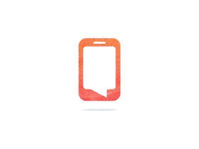 In a Bubble Phone Logo - Speech Bubble Phone Logo Design | logo | Logo design, Negative space ...