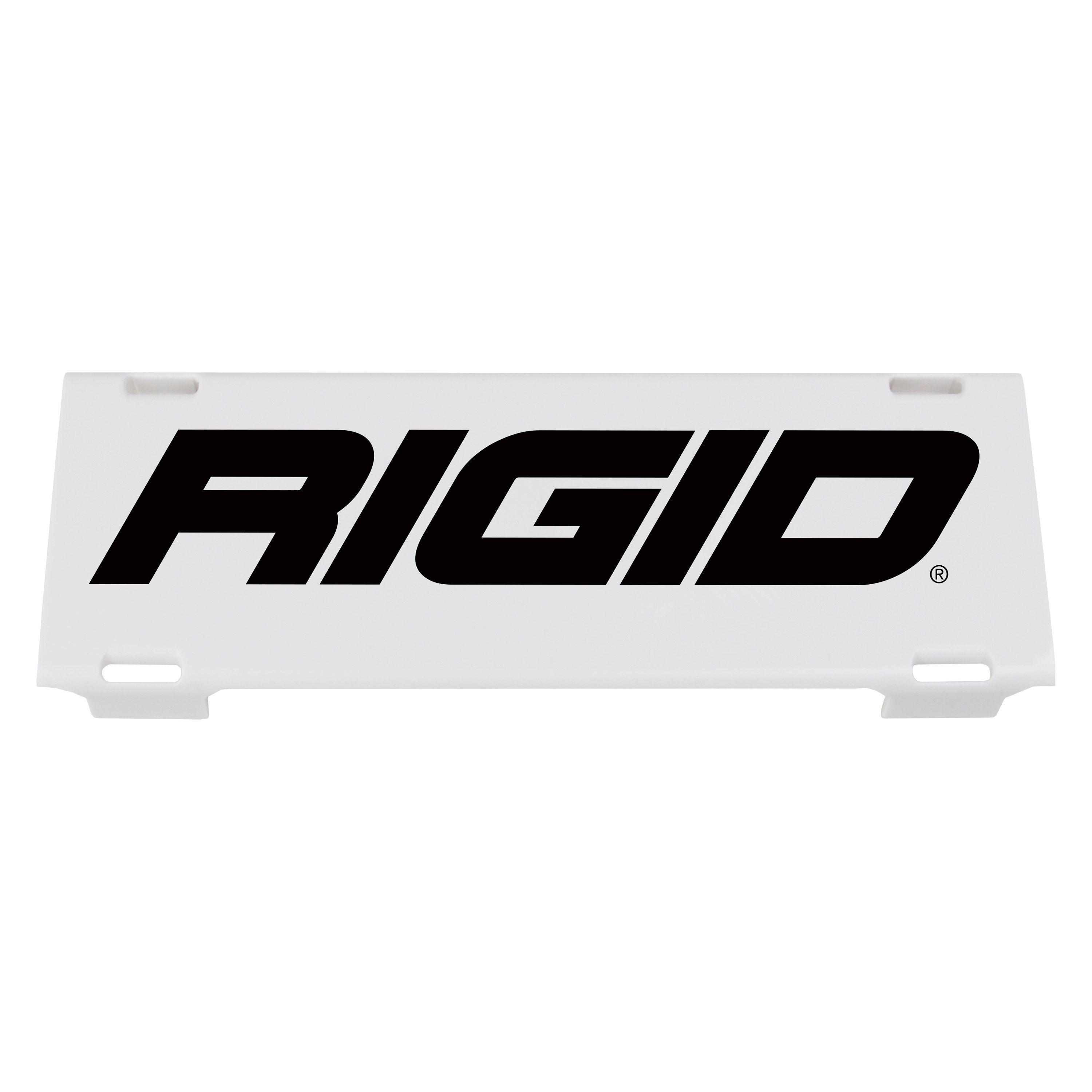 Rectangular Black and White Logo - Rigid Industries® Polycarbonate Light Covers For E Series