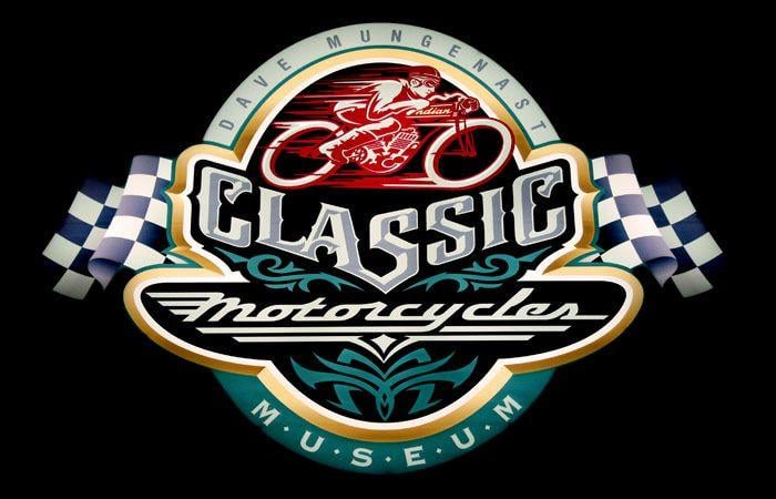Classic Motorcycle Logo - Dave Mungenast Classic Motorcycles Museum - St. Louis