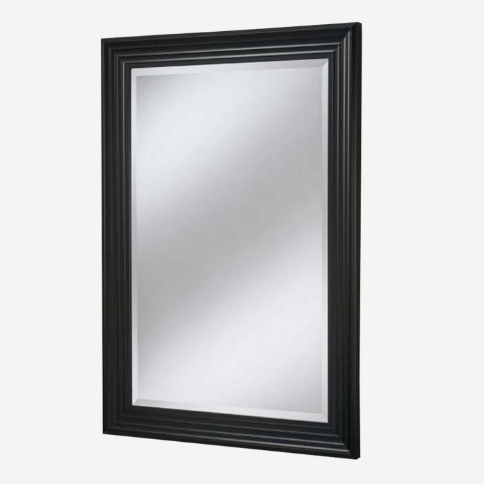 Rectangular Black and White Logo - Antique French Style Wall Mirror Bevel Rectangular Black