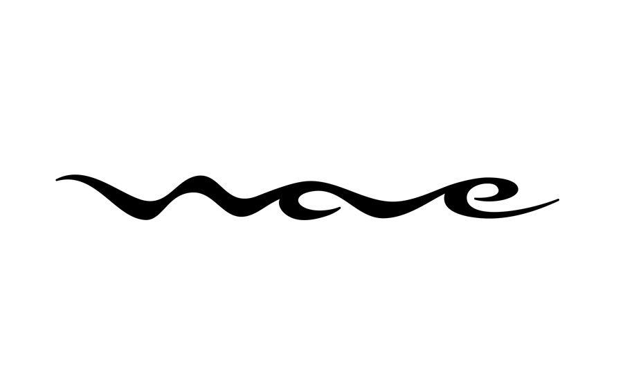 Black Wave Logo - Wave Logo Black On White
