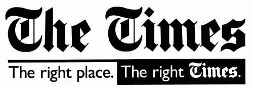 Newspaper Logo - Times Newspaper Logo throughout Newspaper Logos of Label