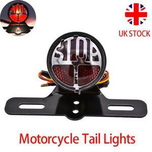 Classic Motorcycle Logo - Replica Miller 'stop' 12V Rear Tail Light Lamp Classic Custom ...