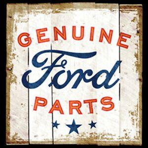 Tough Car Logo - Genuine Ford Parts Distressed Old Sign Logo Built Tough Car Auto T ...