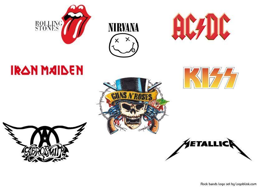 Iconic Rock Band Logo - Famous rock bands logos | Rock | Music, Rock band logos, Music logo