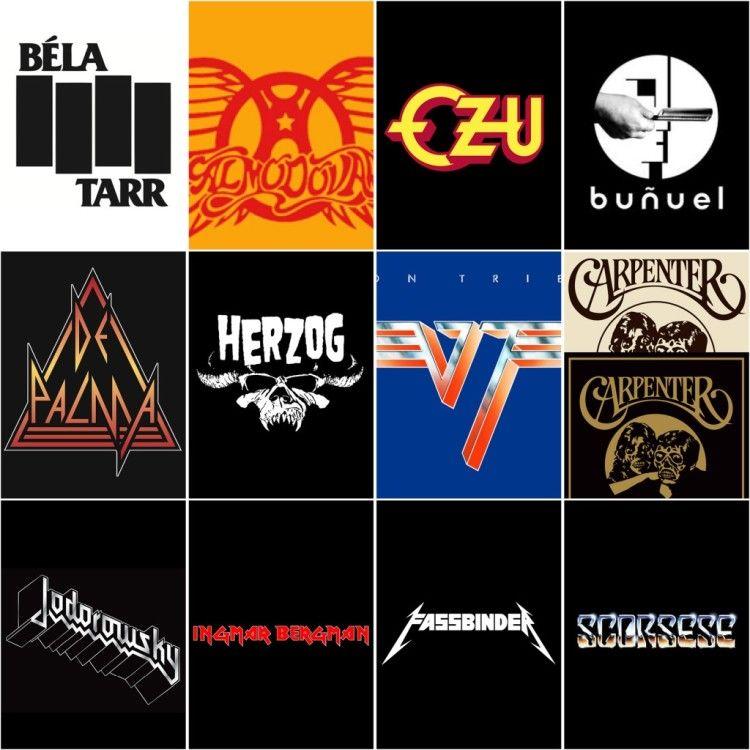 Famous Shirts Logo - Cinemetal', Concert-Style T-Shirts Featuring the Names of Famous ...