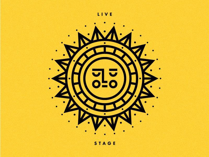 Hippie Spirit Logo - Sun Spirit Festival Live stage by Manitou | Dribbble | Dribbble