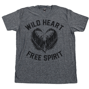 Hippie Spirit Logo - Wild Heart Free Spirit T Shirt Gypsy Soul Dreamer Wanderer Bohemian ...