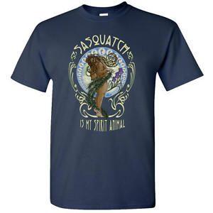 Hippie Spirit Logo - Sasquatch Spirit Animal T Shirt Funny Bigfoot Hippie Art Deadhead