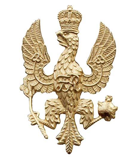 Royal Hawk Logo - Issue Kings Royal Hussars All Ranks Cap Beret Badge Gilt