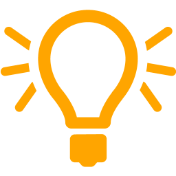 Light Bulb with Orange Circle Logo - Orange light bulb 6 icon orange light bulb icons