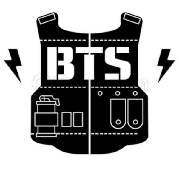 BTS Logo - BTS Bangtan Boys LOGO Army Baby Bib | Customon.com