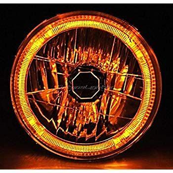 Light Bulb with Orange Circle Logo - OCTANE LIGHTING 7 H6024 / 6014 Halogen Amber Led Halo