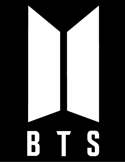 BTS Logo - Logo de BTS sin fondo dentro de las letras y el logo. PNG.