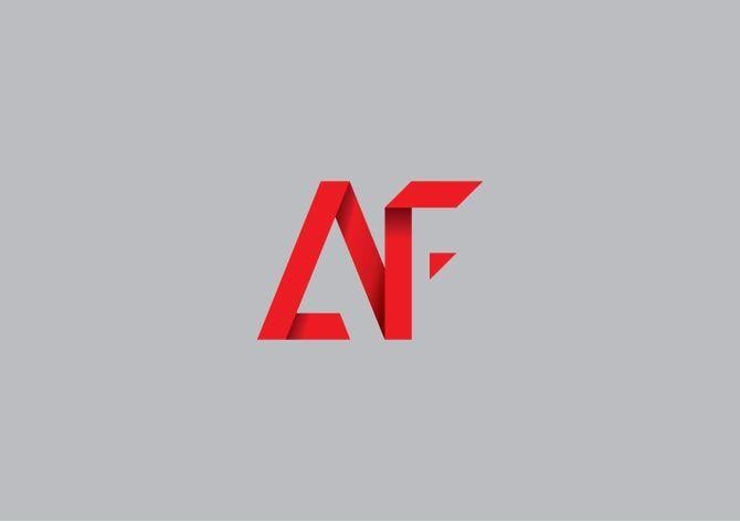 Af Logo - Af logo. logo. Logos, Logo design, Typographic logo
