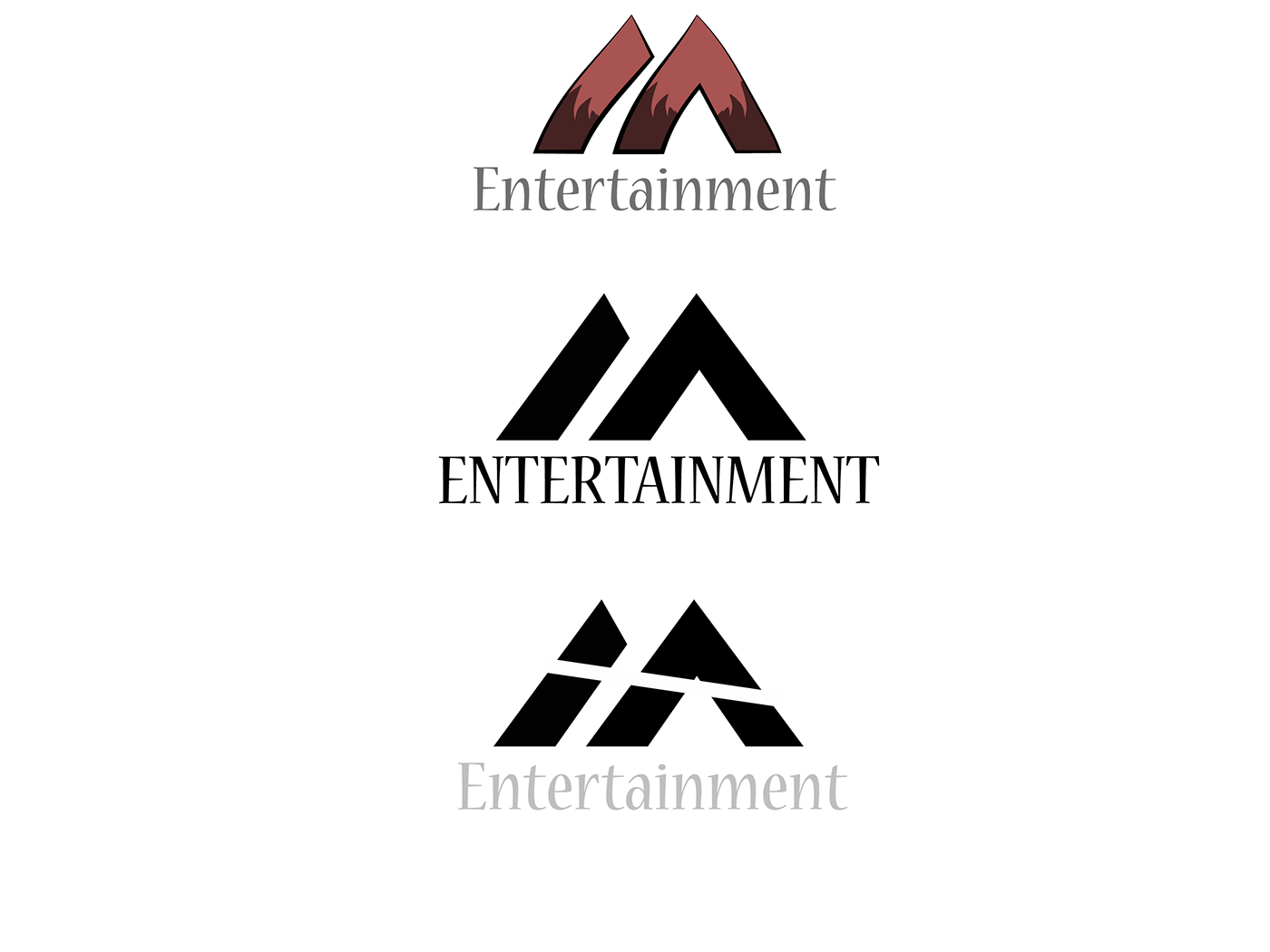 Red Triangle White Company Logo - Company Logo Design on Behance