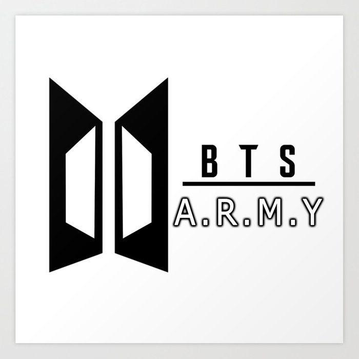 BTS Logo - BTS ARMY Logo Art Print by skacung | Society6
