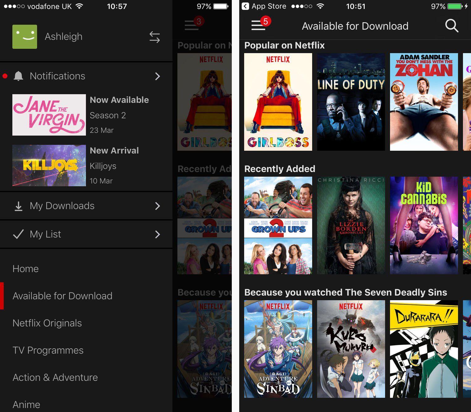 Netflix iPhone Logo - How to watch Netflix offline on iPhone or iPad - Macworld UK