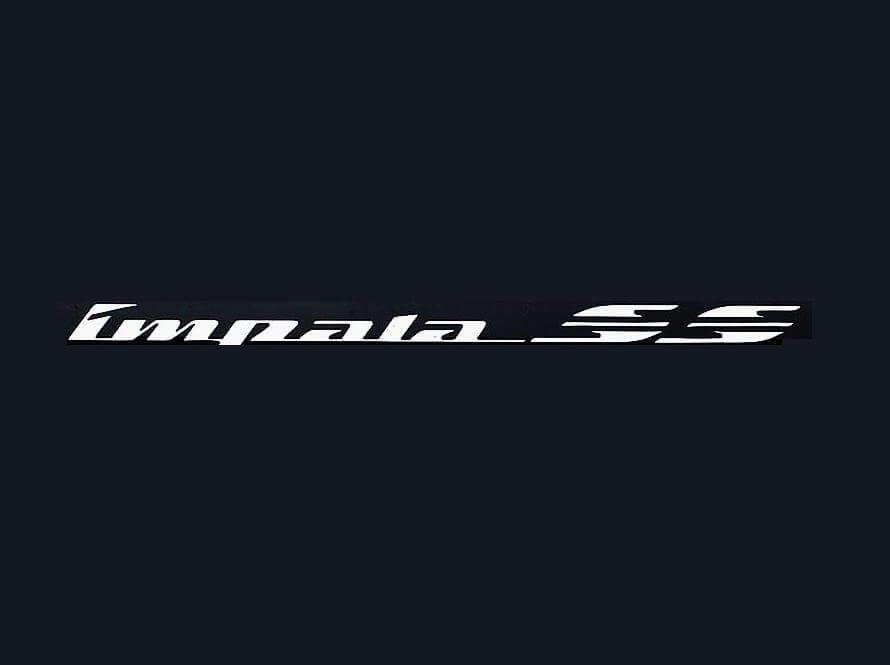 Impala SS Logo - Windshield Banner Decal Stickers Fits Chevy Impala SS - Sticker ...