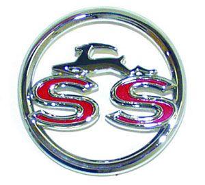 Impala SS Logo - Quarter Panel Impala SS Circle Emblems, 1963 Impala, pair, , Quarter