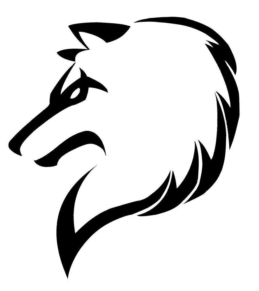 Tribal Wolf Logo - Tribal wolf. Tattoo